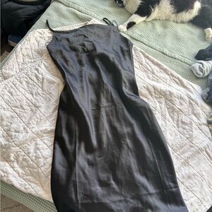 Elegant Black Midi Dress